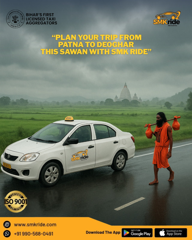 Plan Your Trip from Patna to Deoghar this Sawan with SMK Ride